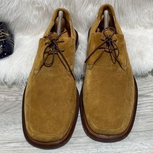 Rare vantage Mens City Slicker Suede Leather Shoes Made in Spain Size 11